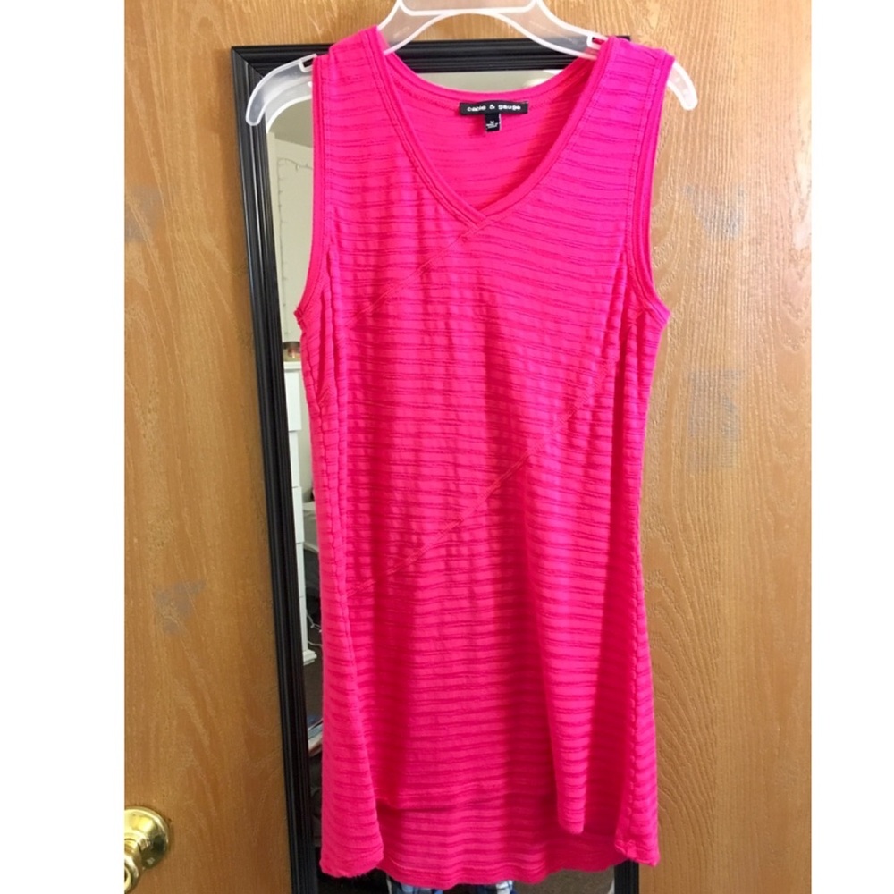 Pink long top